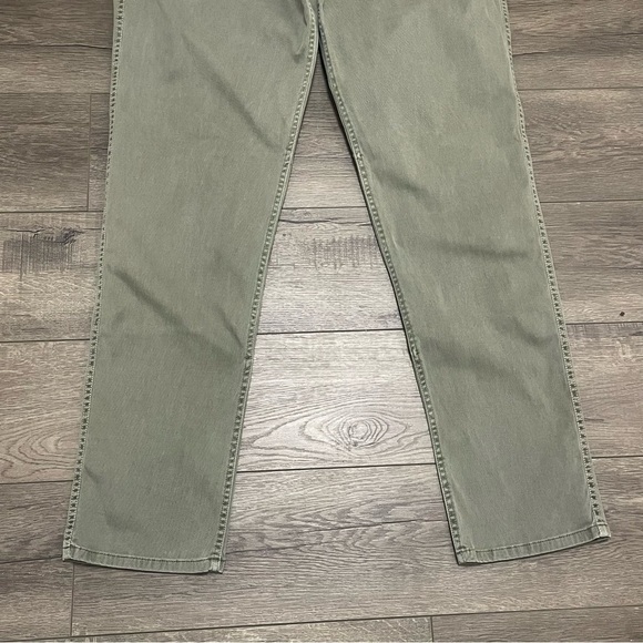 Faherty Pants Mens Comfort Twill 5-Pocket 2.0 Slim Straight Surplus Green Sz 40 - Picture 3 of 12